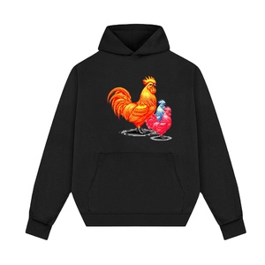 Sudaderas con capucha de alta calidad, 100% algodón, con estampado en relieve, 450 g/m², personalizadas con gráficos, para hombre. - Product Image 6