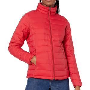 Women's Lightweight Stand Collar Puffer Jacket Breathable Warm <b>Down</b> Winter Outwear Regular Fit For 2026 Custom Logo Jacket - Product Image 5