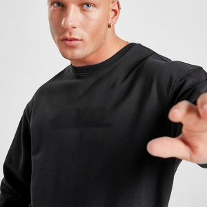 Sweat-shirt surdimensionné de haute qualité meilleur design pour hommes col rond automne hiver porter des sweats à capuche et sweat-shirts de vente chaude pour hommes - Product Image 2