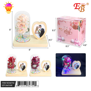24PCS/CS 8 \ "LED Rose Flower Picture Frame Decoraciones de boda - Product Image 1