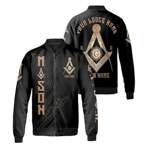 แจ็กเก็ตยีนส์พิมพ์ลายซับลิเมชันสำหรับผู้ชายแฟชั่นแบบวินเทจกันน้ำเป็นมิตรกับสิ่งแวดล้อม - Product Image 1