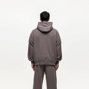 Sweat à capuche surdimensionné délavé vintage de haute qualité avec coupe décontractée et look élégant pour toutes les saisons - Product Image 4