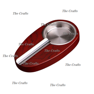 Plateau à tabac en bois et en laiton avec la plus grande qualité Plateau à cendres de forme carrée Plateau à tabac pour fumer - Product Image 4