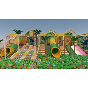 Soft Play Center Indoor Playground Kids Ball Pit With Slides Pickler Equipment Themed Ball Pit With Slide Indoor Playground