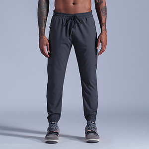 Gym fitness pantalons et pantalons de sport décontractés empilés pour hommes pantalons de jogging avec poches latérales - Product Image 4