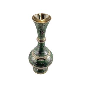 Vase de table moderne avec des courbes gracieuses et des reflets métalliques Design polyvalent Décoration intérieure écologique de haute qualité - Product Image 4