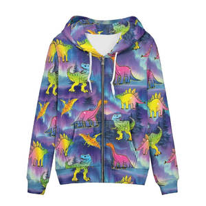 Sweat-shirt technique léger et respirant pour femme, à capuche, en tissu éponge, avec motif galaxie et ciel nocturne, pour la mode quotidienne - Product Image 1