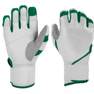 Gants de frappeur de baseball en cuir OEM personnalisés avec design d'entraînement en caoutchouc – Créez votre propre modèle durable et écologique - Product Image 2