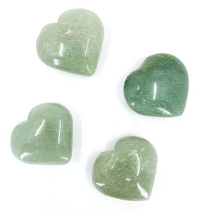 Wholesale Selling Heart Shaped Green Aventurine <b>Crystal</b> Gemstone Hearts for Decoration Meditation - Product Image 1