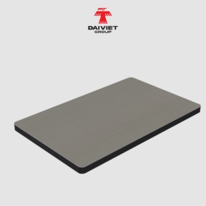 Panneau mural en charbon de bambou 5 mm Gris titane brossé 1220x2440 mm Fabriqué au Vietnam pour les intérieurs de bureaux de haute technologie - Product Image 1