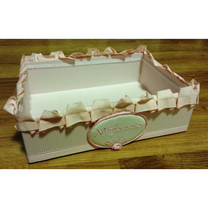 ถาดจัดเก็บและจัดระเบียบของใช้เด็กสีชมพู - Product Image 1