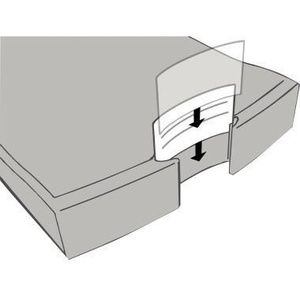 Black HAN Impuls 4-Drawer A4/C4 <b>Polystyrene</b> Storage <b>Box</b> for Office Documents - Product Image 3