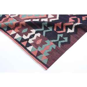 Tapis vintage, grand tapis turc de 6,1 x 9,5 pieds, tapis à pois marron orange - Product Image 5