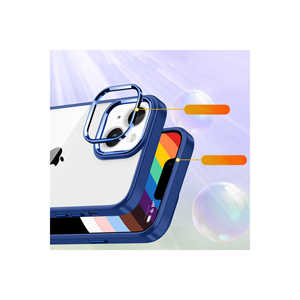 Funda de Silicona Líquida Premium ASMA Flora para iPhone 14, Azul Marino, Suave, Antigolpes, Modelo A53 - Product Image 3