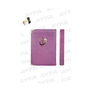 Corán Sagrado de Tamaño Mediano 292 LILA con Tecnología de Código QR en Caja de Terciopelo Sellada y Bolsa de Terciopelo (2 Colores Rojo y Negro) - Product Image 2