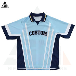 Camisetas de Fútbol Personalizadas para Adultos, Servicio OEM, Diseño Corto Transpirable de Secado Rápido para Verano, Diseña Tu Logotipo, Número, Color, Impresión Digital - Product Image 3