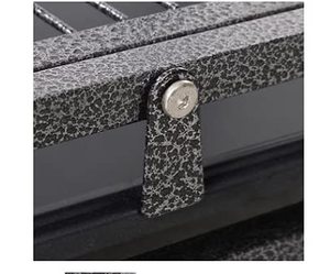 Kandang Anjing/Kucing Besi Kawat Logam Kokoh Warna Hitam Ukuran 42 inci, Model Solid, Bernapas, Penutup Kancing, Grosir - Product Image 5