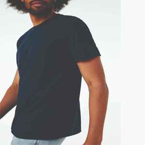 Venta al por mayor 100% algodón hombres de manga corta Camisetas cuello redondo suave transpirable personalizado estampado liso tejido de punto patrón de caracteres - Product Image 2