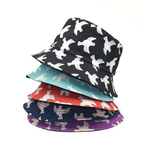 Top Selling Custom Design Velour Cotton Bucket <b>Hat</b> Fashionable Cartoon Pattern <b>for</b> Men and <b>Women</b> Wholesale Price - Product Image 5