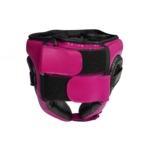 Casco de Boxeo de Cuero Premium con Protección Facial Grande de Velcro para Artes Marciales, MMA, Kickboxing - Protector de Cabeza - Product Image 6