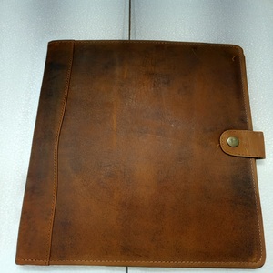 Custom Made with High Quality <b>Leather</b> Folder Is a Sleek Accessory. Idle for Corporate Gifts or Personal Use - Product Image 1