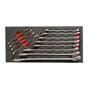 Giá tốt nhất Custom made Chrome vanadi thép lạnh tem cờ lê công cụ thiết lập có thể điều chỉnh cờ lê OEM hỗ trợ đóng gói tổ chức hộp - Product Image 1