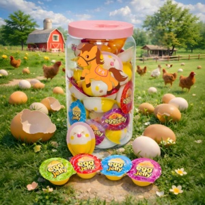 Gomitas de Huevo con Jalea, Certificadas Halal, con Azúcar, Sabores de Frutas Personalizables, para Importadores <span class=keywords><strong>y</strong></span> Mayoristas - Product Image 1