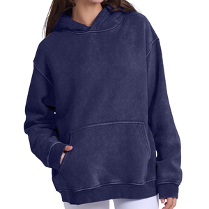 Sudaderas con capucha para mujer de buena calidad, diseño personalizado básico, mezcla de algodón, ajuste cómodo, sudaderas con capucha para mujer - Product Image 4