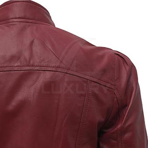 Vestes en cuir slim pour femmes les plus vendues, col montant, hiver, designs personnalisés, respirantes, éco-responsables, devant tricoté - Product Image 4