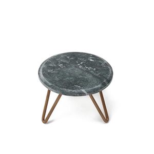 Présentoir à gâteaux rond en fer massif et marbre Design élégant Idéal pour les mariages, les restaurants, les hôtels Serveur de desserts élégant - Product Image 5