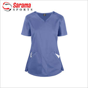 Uniforme Médico Quirúrgico Unisex de Alta Calidad, Uniforme de Enfermera de Hospital, Largo y Reversible, 100% Algodón - Product Image 1