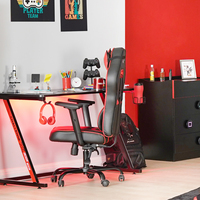 Kursi Gaming Eksekutif Berputar dari Kulit PU Modern untuk Gamer Profesional
