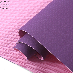 Esterilla de yoga antideslizante de alta calidad con logotipo personalizado de TPE respetuoso con el medio ambiente - Product Image 5