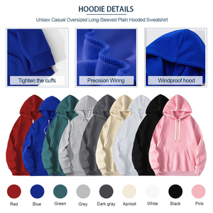 Ensemble sweat-shirt et pantalon de survêtement unisexe en molleton 100% coton, logo imprimé surdimensionné, 2 pièces, vêtements décontractés pour la salle de sport - Product Image 2