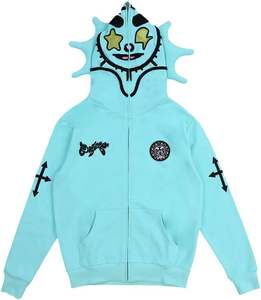 เสื้อฮู้ดผ้าฝ้าย Y2k โอเวอร์ไซส์แบบลำลองสำหรับฤดูหนาวโลโก้ออกแบบได้ตามต้องการ - Product Image 1