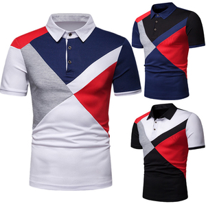 Polo de golf imprimé de logo personnalisé de haute qualité pour hommes T-shirts tricotés respirants à séchage rapide et à manches courtes de grande taille - Product Image 6