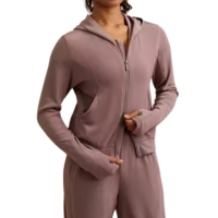 Nouvelle arrivée Sweat à capuche zippé tendance pour femmes et survêtement 2 pièces pour la gym, le jogging, la course à pied au prix d'usine direct