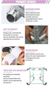 Caja de Fotomatón Portátil de Plástico Ligero para Eventos, Bodas y Sesiones de Fotografía - Diseño Fácil de Transportar - Product Image 5