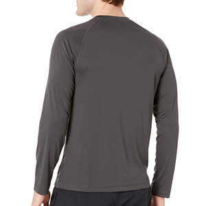 Hommes MMA Rash Guard Manches Longues Séchage Rapide Spandex/Polyester Couleur Personnalisée Entraînement Gym Running Fitness Activewear - Product Image 3