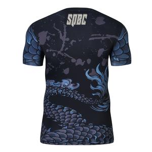Equipo de entrenamiento de manga corta MMA, Mejor Diseño de ropa de Jiu Jitsu, camisa de lucha, camisa MMA y Bjj Rashguard - Product Image 2