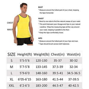 Haute qualité jaune Gym entraînement débardeur broderie imprimé Logo conception pour été respirant coton tricoté hommes taille - Product Image 6