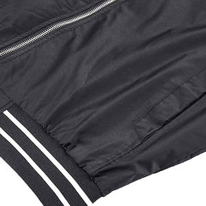 Hot Sale Unique Design Men's Fashionable Canvas Fabric Winter Bomber Jackets Customizable 3D Logo <b>Stand</b> Collar for Spring Season - Product Image 4