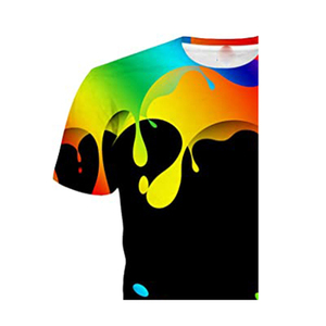 100% coton hommes T-Shirt coupe ample surdimensionné meilleure vente personnalisable Logo Sublimation transfert impression respirant de haute qualité - Product Image 3