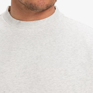 เสื้อสเวตเตอร์ของผู้ชายเสื้อสเวตเชิ้ตลำลองเสื้อสเวตเตอร์แบบสวมหัวสีล้วนสำหรับฤดูใบไม้ผลิฤดูหนาว - Product Image 3