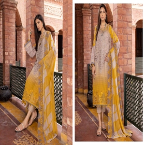 2023 últimos trajes de marca Charizma con bordado para suizo y gasa Dupatta ropa India pakistaní al por mayor - Product Image 5