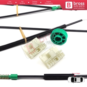 Juego de Reparación de Elevalunas Eléctrico BWR604, Puerta Derecha para A3 S3 MK1 8L1 1996-2003, 2/3 Puertas, Hatchback, Coupé, 8L3837462 - Product Image 5
