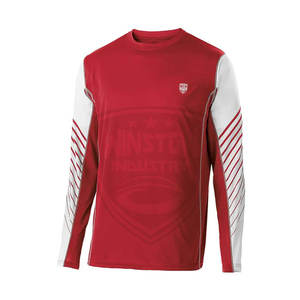 Camiseta de manga larga de buena calidad OEM, Camiseta deportiva con estampado de logotipo personalizado hecha en Pakistán - Product Image 1