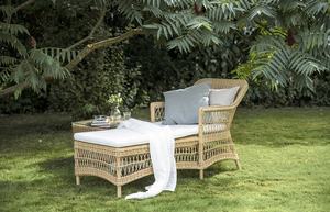 Moderno PVC Poly Rattan Sunbed Set Mobiliario Exterior Hecho en Vietnam para Hoteles Escuelas Villas - Product Image 4