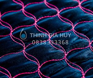 New fashion quilted quilting fabric plain wholesale textile producer <b>sofa</b> quilted upholstery fabric mattress blanket - Product Image 3