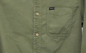 เสื้อเชิ้ตลำลองแขนยาวสำหรับผู้ชายผ้าฝ้าย100% พรีเมี่ยมมีโครงสร้างป้องกันรอยยับป้องกันการเกิดรอย - Product Image 4